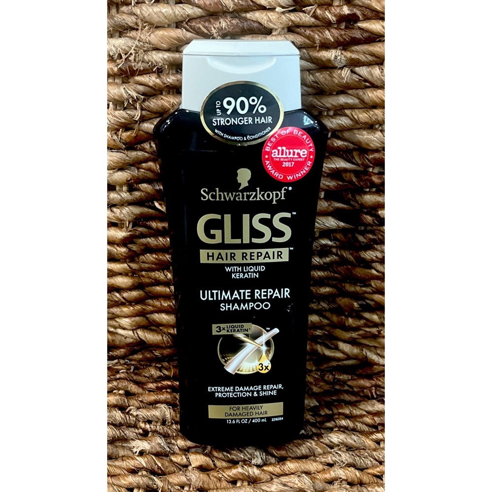 Schwarzkopf Gliss Ultimate Hair Repair Shampoo Liquid Keratin 13.6 DISCONTINUED